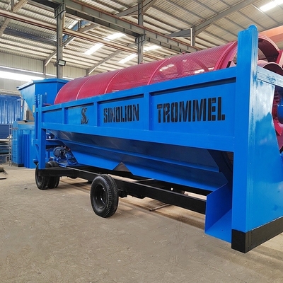 220V/380V/440V Spannung Goldbergbaumaschinen Mineraltrennung Rotationstrommelbildschirm