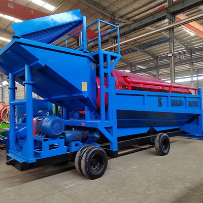 220V/380V/440V Spannung Goldbergbaumaschinen Mineraltrennung Rotationstrommelbildschirm