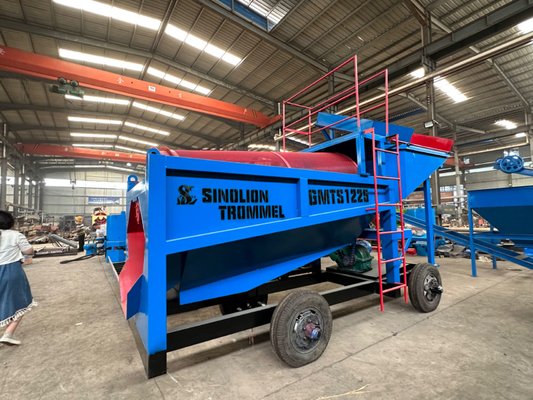 Leistung Mineralseparator Schwerkraft Erz Trommel Bildschirm für Fluss Gold Waschanlage