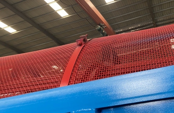 Kolumbien Gold Trommel Screen Plant mit 5,5 kW Leistung und weniger als 6 mm Entladung Größe