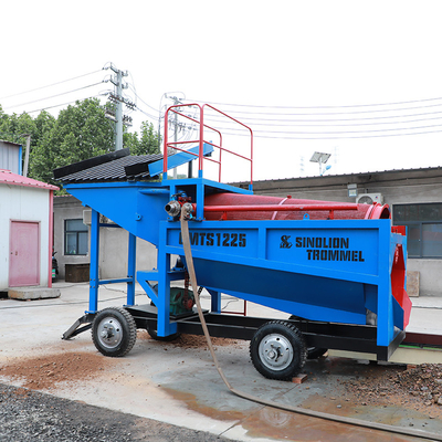 Ausrüstung für den Goldbergbau Waschanlagen Bergbaumaschinen mit Goldschwerkraftseparator