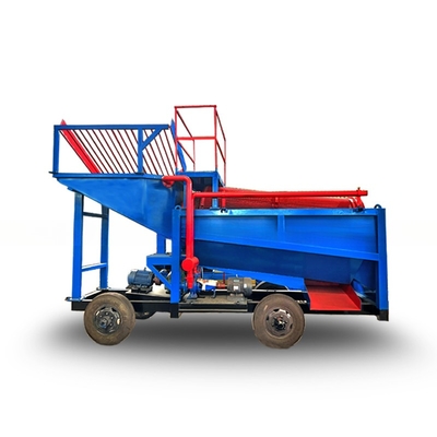 Konzentrationsgeräte für den Goldbergbau mit 1900 kg mobilen Trommel- und Spinner-Trennern