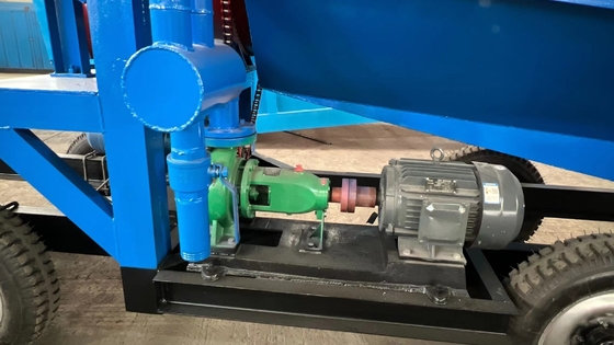 1200 KG Kleine Mini-Gold- und Diamantwaschmaschine für Kleinbergbau