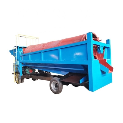 Bergbau Konzentration Großer Durchsatz Mobile Gold Rotation Panning Trommel Bildschirm Sandspülmaschine Sieb