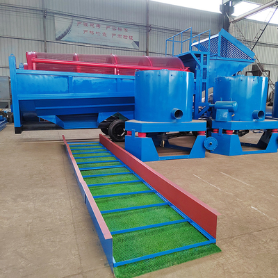 Bergbau Konzentration Großer Durchsatz Mobile Gold Rotation Panning Trommel Bildschirm Sandspülmaschine Sieb