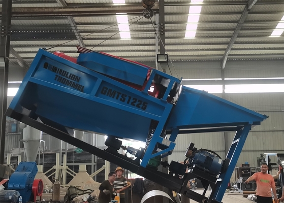 Rotationstrommelbildschirm für den Kleinbergbau in Russland Patentiertes Produkt Spannung 380V