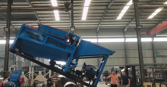 30-50 t/h Hochgewinnungsrate Goldtrommel Australien für einfaches tragbares mobiles Screening