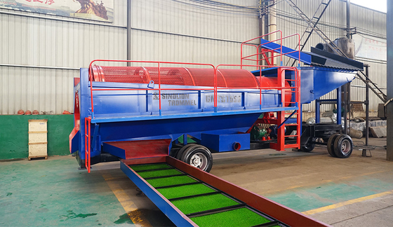 Benutzerfreundliches Design Gold Trommel Screen Scrubber Machine für großflächige Waschmaschinen