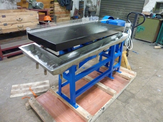 Portable Gold Separation Shaking Table für die Bergbaukonzentration in Baustoffgeschäften