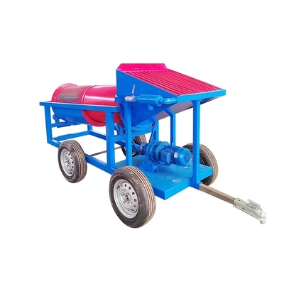 1.5 Kw Mini Trommel Plans Kleines Gold Trommel Waschanlage 600 KG Geeignet für Alluvial Gold