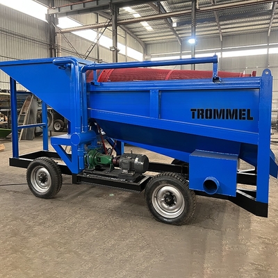 10-30 t/h Kapazität Gold Trommel Screen für Haus Sand Kies Gold Trennungsanlage