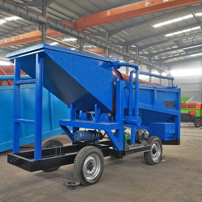 10-30 t/h Kapazität Gold Trommel Screen für Haus Sand Kies Gold Trennungsanlage