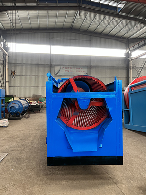 10-30 t/h Kapazität Gold Trommel Screen für Haus Sand Kies Gold Trennungsanlage