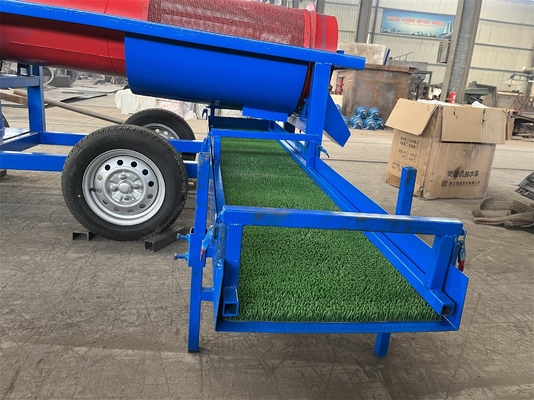 620 KG Goldbergbau Trommel Maschine Fütterungsgröße weniger als 300 mm Tragbar
