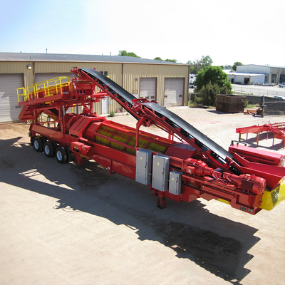 220V/380V Spannung Sand Goldmine Wasch Trommel Bildschirmmaschine mit einfacher Bedienung