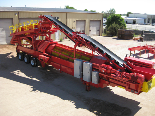 220V/380V Spannung Sand Goldmine Wasch Trommel Bildschirmmaschine mit einfacher Bedienung