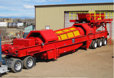 220V/380V Spannung Sand Goldmine Wasch Trommel Bildschirmmaschine mit einfacher Bedienung