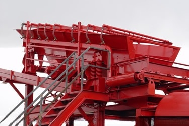 3000*1000*1800mm Mobiler Schleuder für die Bergbaukonzentration