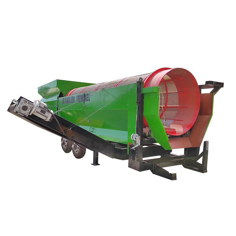 380V/415V/440V Spannung Schwerlastkompost Trommelbildschirm mit Dieselgenerator Set