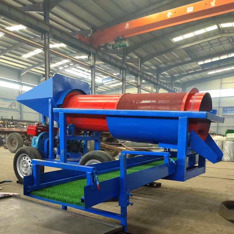 Portable Small Diamond Gold Mining Trommel Screen Equipment für die Verarbeitung und Weiterentwicklung