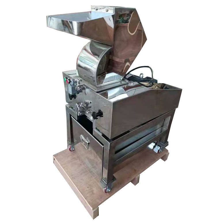 Maximale Zufuhrgröße 15 mm Hochfaserpflanze Rhizome Grobcrusher 250 Crusher nach Design