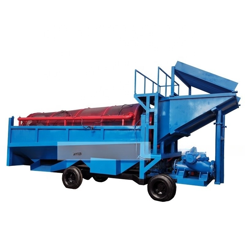 Mobiler Schmelzgoldstaubseparator 30-150 Tonnen pro Stunde Kapazität und Dieselgenerator