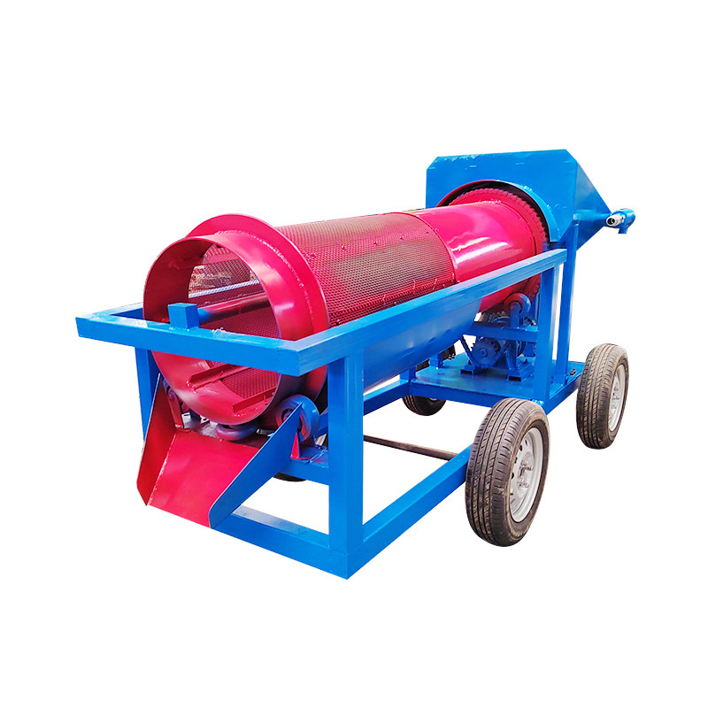 Gravitationsseparator Mini Mobile Gold Trommel Screen für kleine Panning-Maschine in Weiß