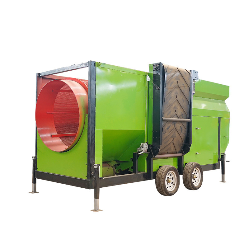 Portable Automatic Trommel Screen Drum Sieve Separator für Kompost, Bodenoberfläche, Wurm, Holz und Holzkohle