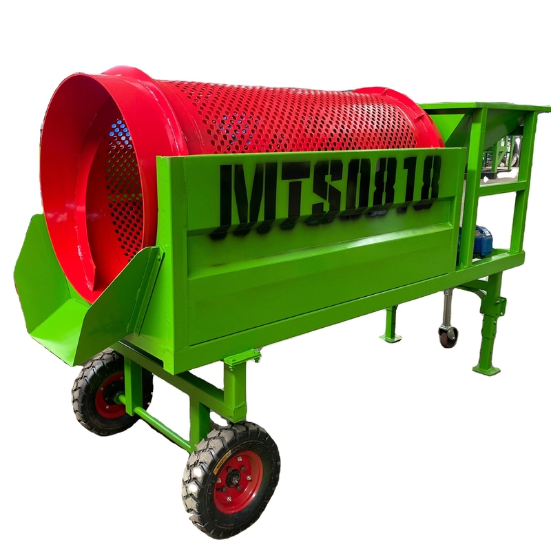 Unter 300 mm Fütterungsgröße mobile Trommel-Bildschirm für Tromel-Kompostaggregat