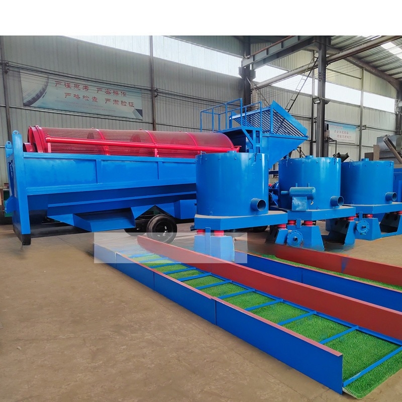 Alluvial Gold Separator High Recovery Full Set für die Golderzverarbeitungsanlage