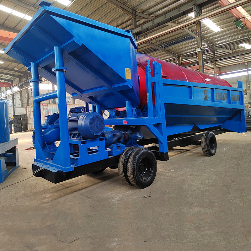 380V/415V/440V Spannung Gold Trommel Bildschirm für Placer Mining 2200 KG
