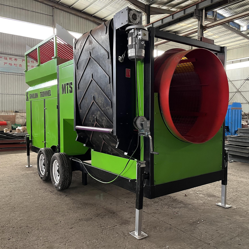Sprial Separator Abhängig von Feuerholz-Chip Trommel-Bildschirm für mobile Holzsplitter Sägemehl am besten