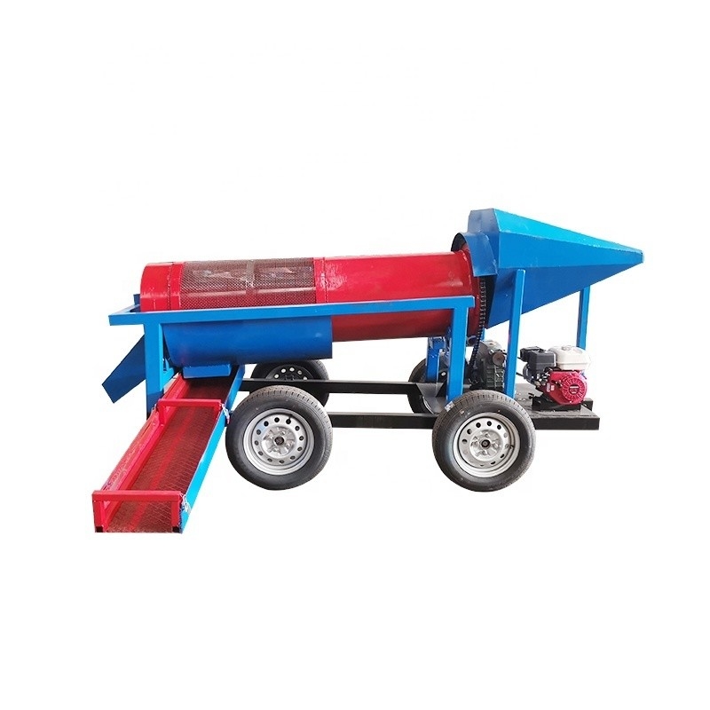 3.0m*0.8m*1.6m Golderz Trommelbildschirm mit Anleitungsanlage