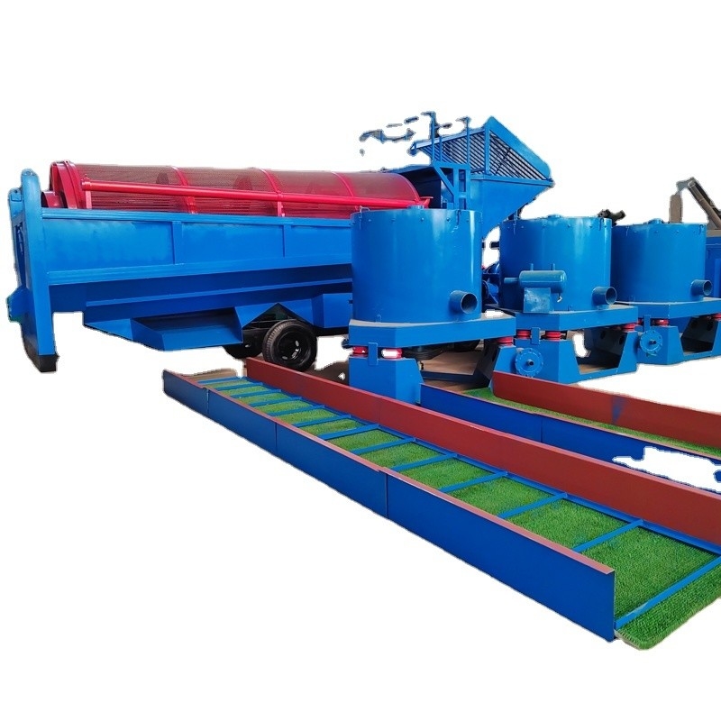 Bergbau Gold Trommel Waschanlage Gold Bergbau Ausrüstung Direkt 6500 KG Spannung 380V/440V