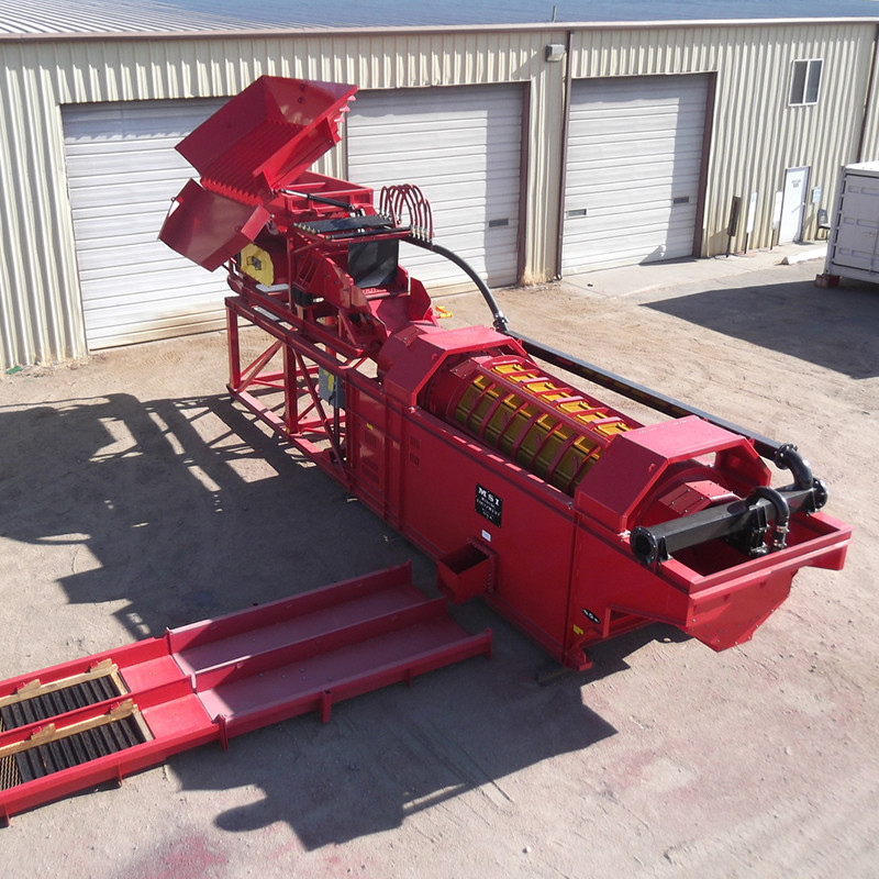 220V/380V Spannung Sand Goldmine Wasch Trommel Bildschirmmaschine mit einfacher Bedienung